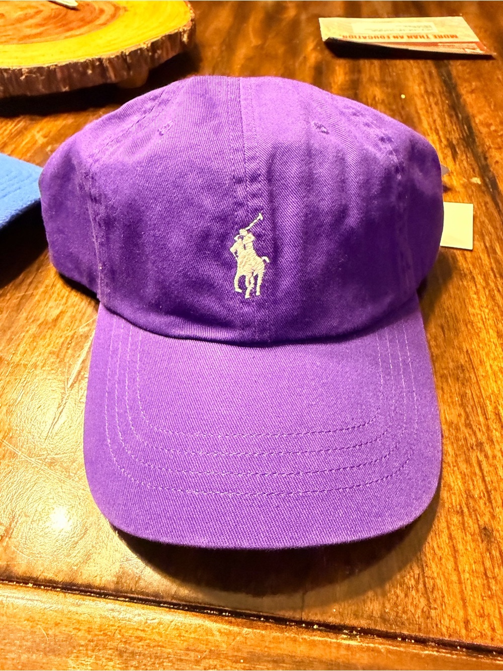 Ralph Lauren Purple Polo Pony Baseball Hat